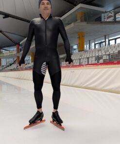 Alternative view of Edge Speedskating Suit, All Black