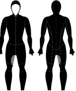 Edge Speedskating Suit, All Black